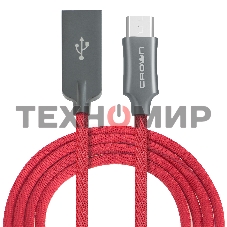 Кабель Crown USB - microUSB CMCU-3132M red