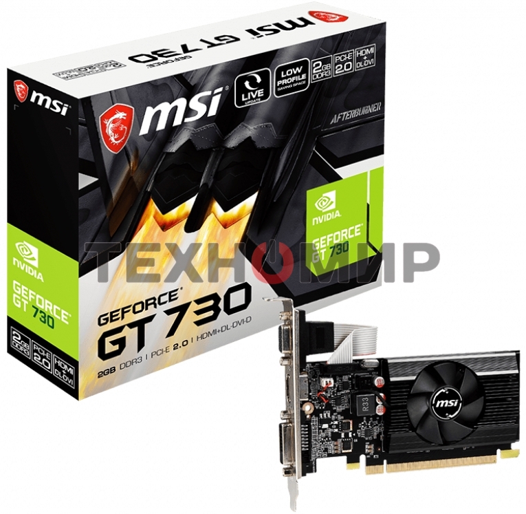 Видеокарта MSI N730K-2GD3/LP PCIE16 GT730 2GB GDDR3