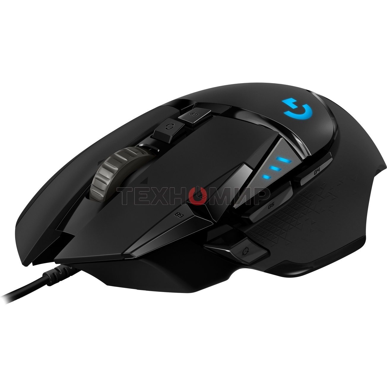 Мышь проводная Logitech G502 HERO черный, 25600 dpi, USB, кнопки - 11