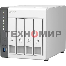 Сетевое хранилище NAS Qnap D4 (REV. C) 4-bay настольный Cortex-A55 RK3568B2