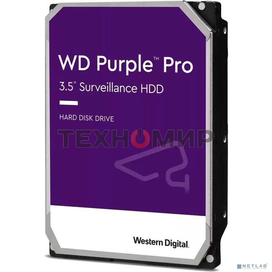Жесткий диск WD Original SATA-III 10Tb WD101PURP Video Purple Pro (7200rpm) 256Mb 3.5