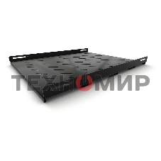 Полка стационарная Hyperline TSH3H-650-RAL9004 1U нагр.:100кг. 19