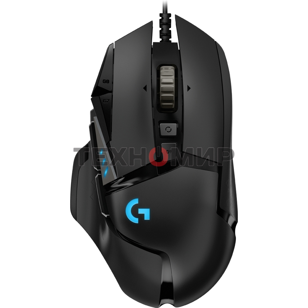 Мышь проводная Logitech G502 HERO черный, 25600 dpi, USB, кнопки - 11