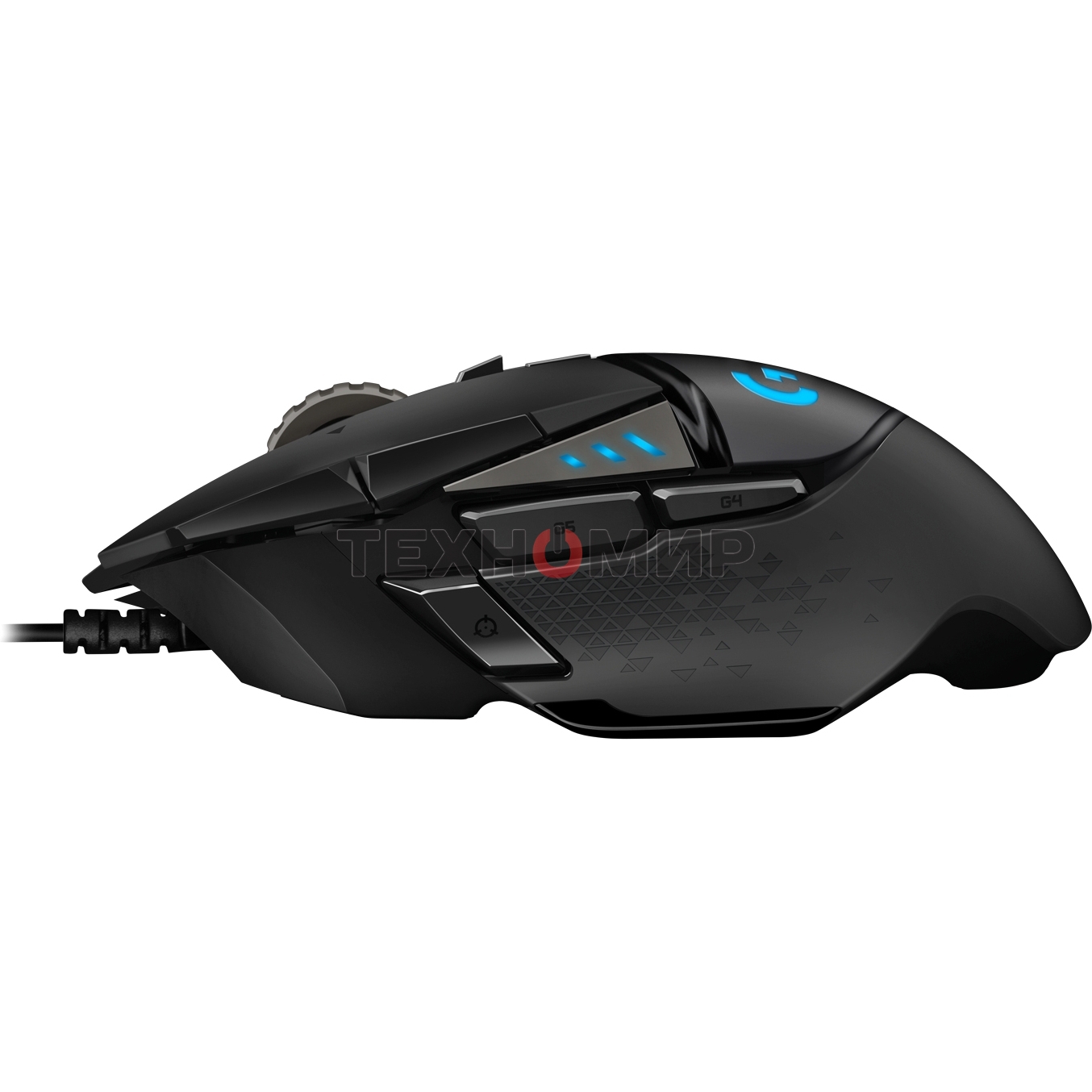 Мышь проводная Logitech G502 HERO черный, 25600 dpi, USB, кнопки - 11
