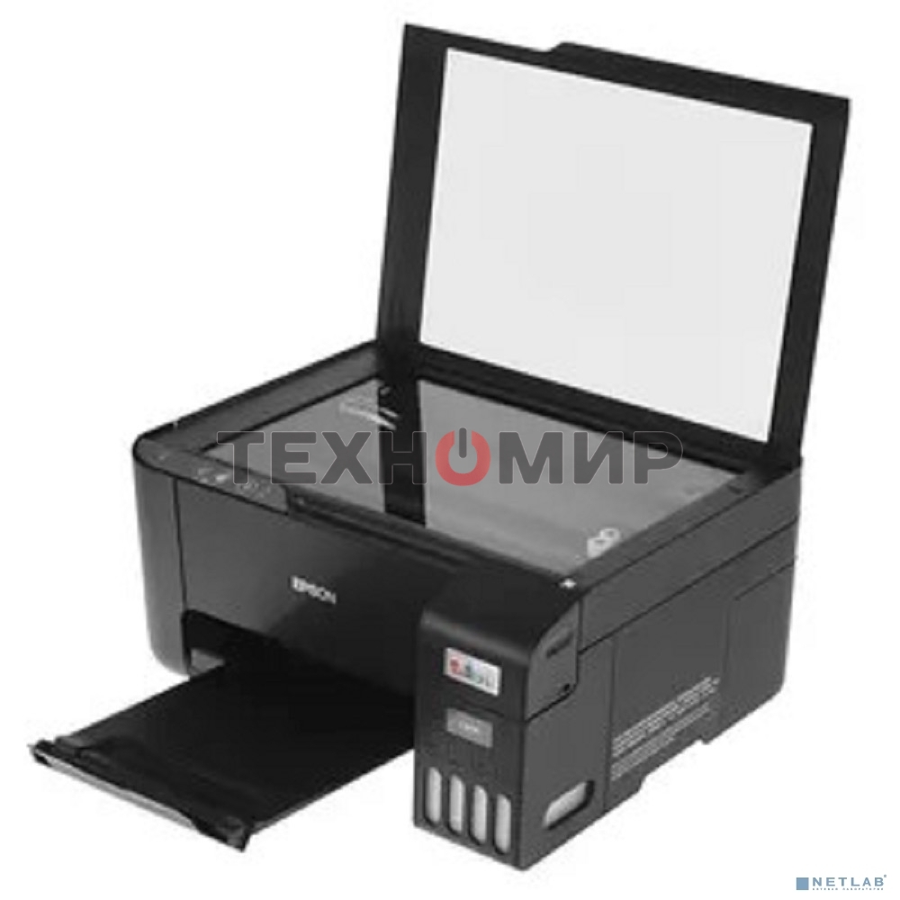 МФУ струйное Epson L3218 (C11CJ68512), принтер/сканер/копир, (A4, 5760x1440dpi, ч/б 33стр., цв. 18стр., USB, черный)