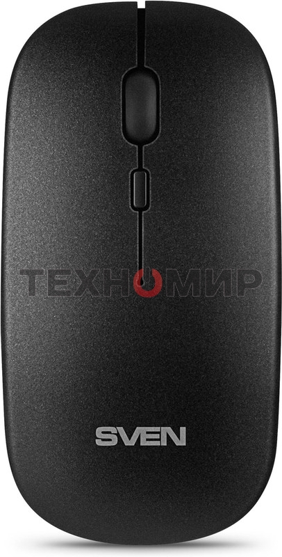 Мышь беспроводная SVEN RX-565SW темно-серый, 1600 dpi, радиоканал, USB, кнопки - 4