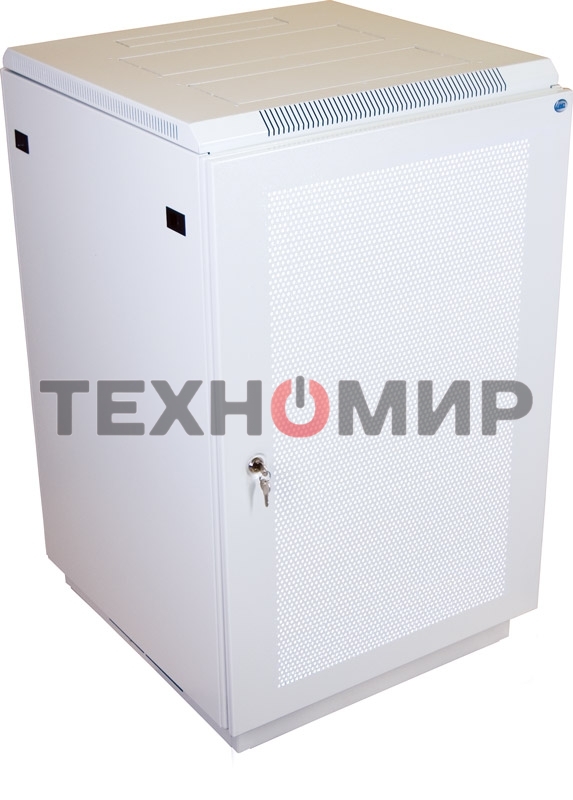 Шкаф телекоммуникационный напольный 18U Шкаф состоит из: 11186845111, 21186800001 (600x800) дверь перфорированная (2 места), ШТК-М-18.6.8-4ААА