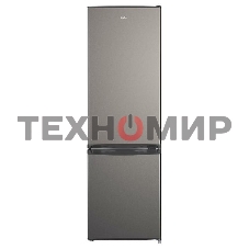Холодильник Evelux FS 2220 X серый двухкамерный 188/64л морозилка снизу