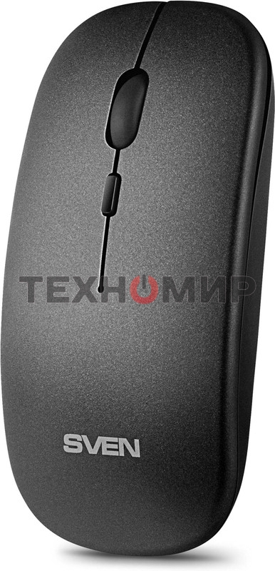 Мышь беспроводная SVEN RX-565SW темно-серый, 1600 dpi, радиоканал, USB, кнопки - 4