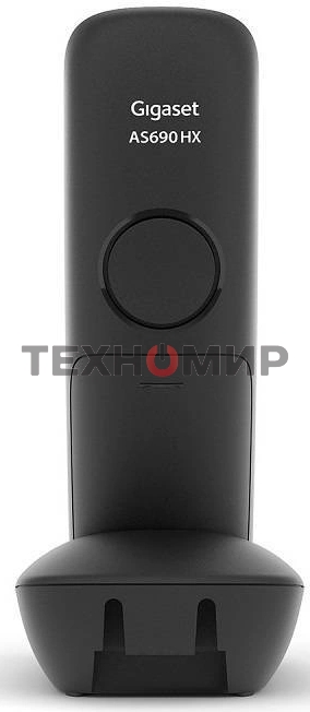 Дополнительная трубка Dect Gigaset AS690HX черный для AS690
