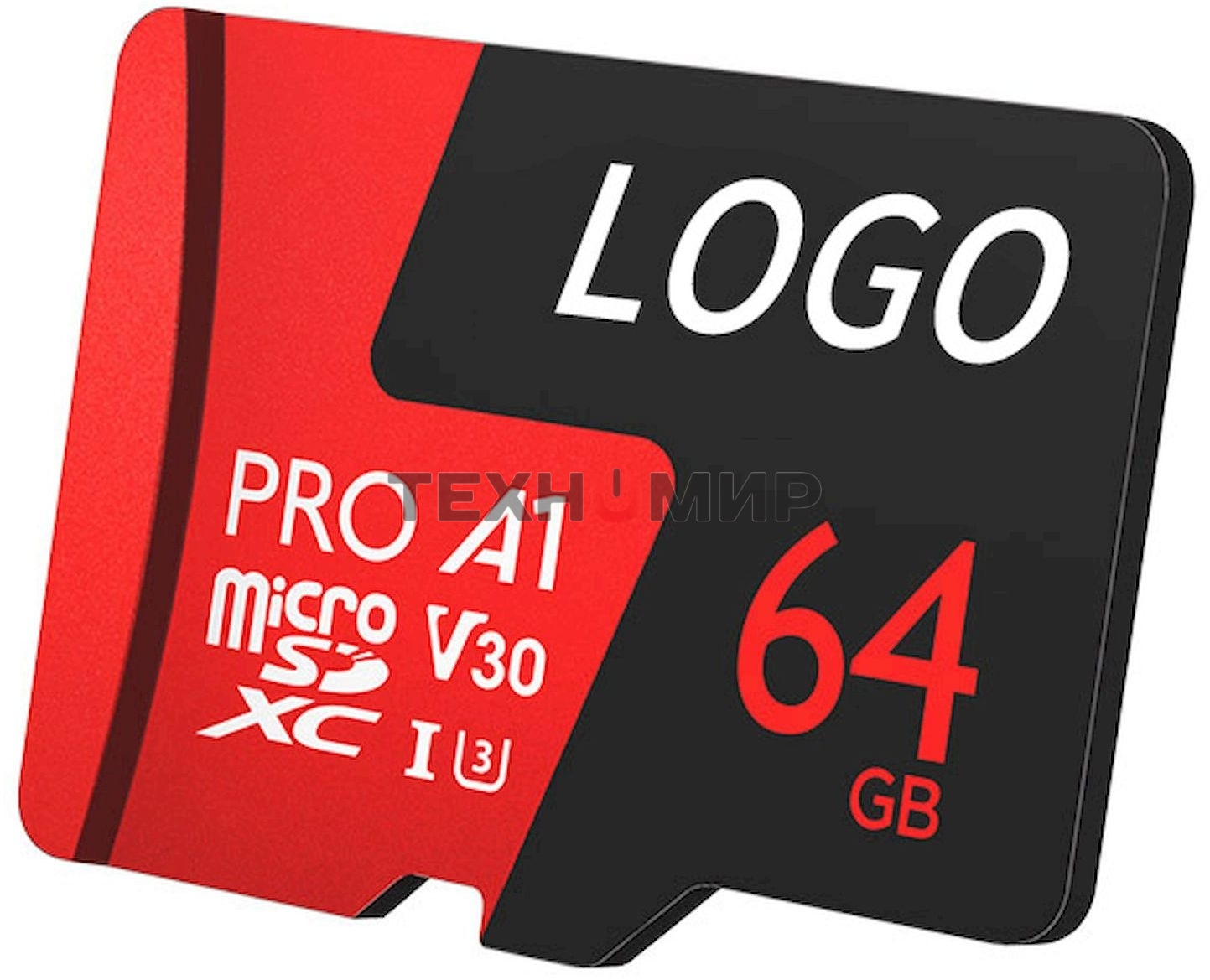 Флеш карта MicroSD card Netac P500 Extreme Pro 64Gb, retail version w/o SD adapter
