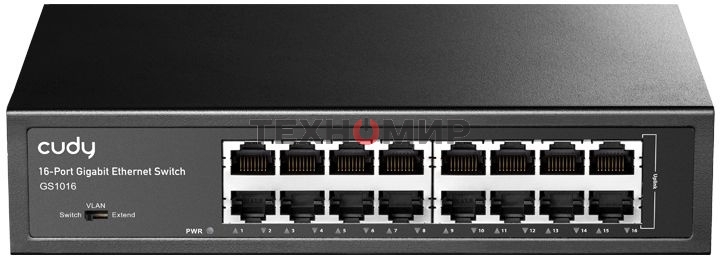 Коммутатор Cudy GS1016 (L2) 16x1 Гбит/с неуправляемый