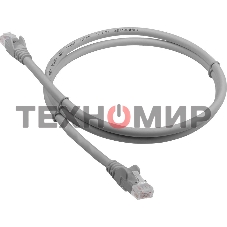 Патч-корд LANMASTER LSZH UTP cat.6, 3.0 м, серый