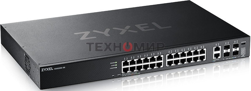 Коммутатор Zyxel XGS2220-30 L3 Access switch, rack 19
