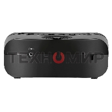 Радиобудильник Hyundai H-RCL221 черный LCD подсв:белый часы:цифровые FM