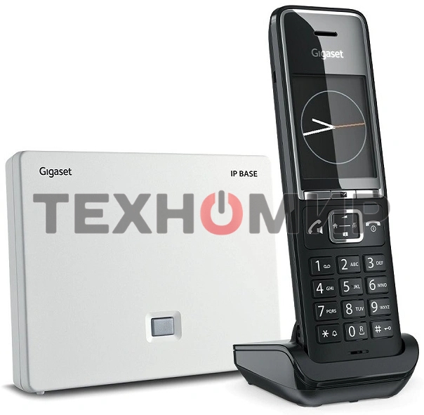 Телефон IP Gigaset Comfort 550A IP BASE Rus черный (S30852-H3037-R104)