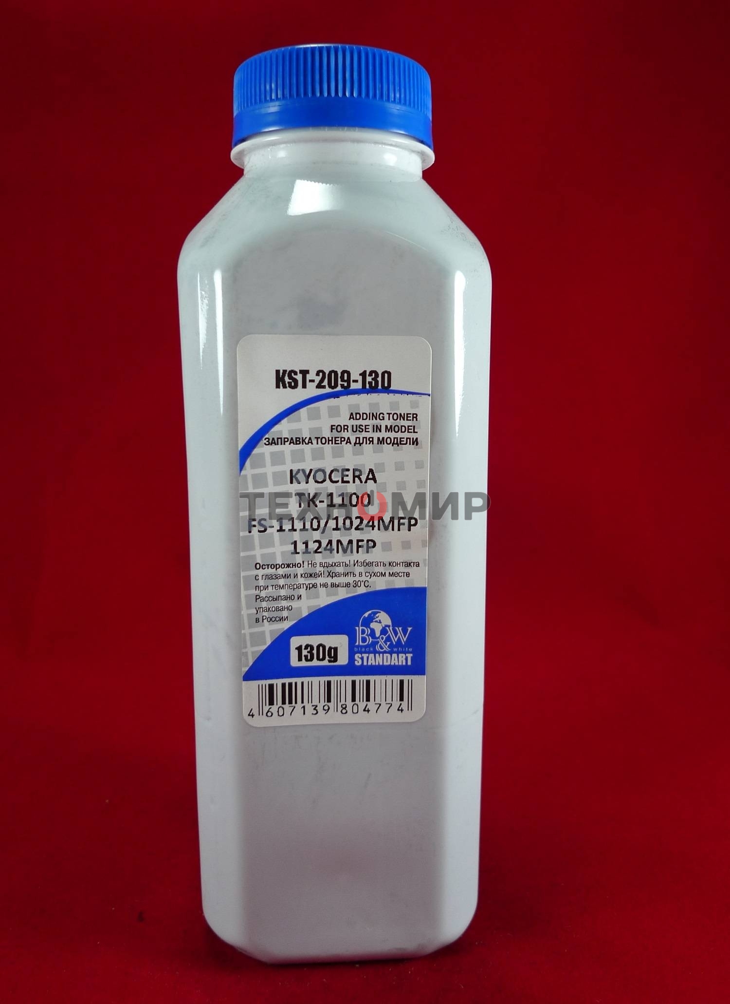 Тонер для Kyocera TK-1100, FS-1110/1024MFP/1124MFP (фл.130г) Standart фас