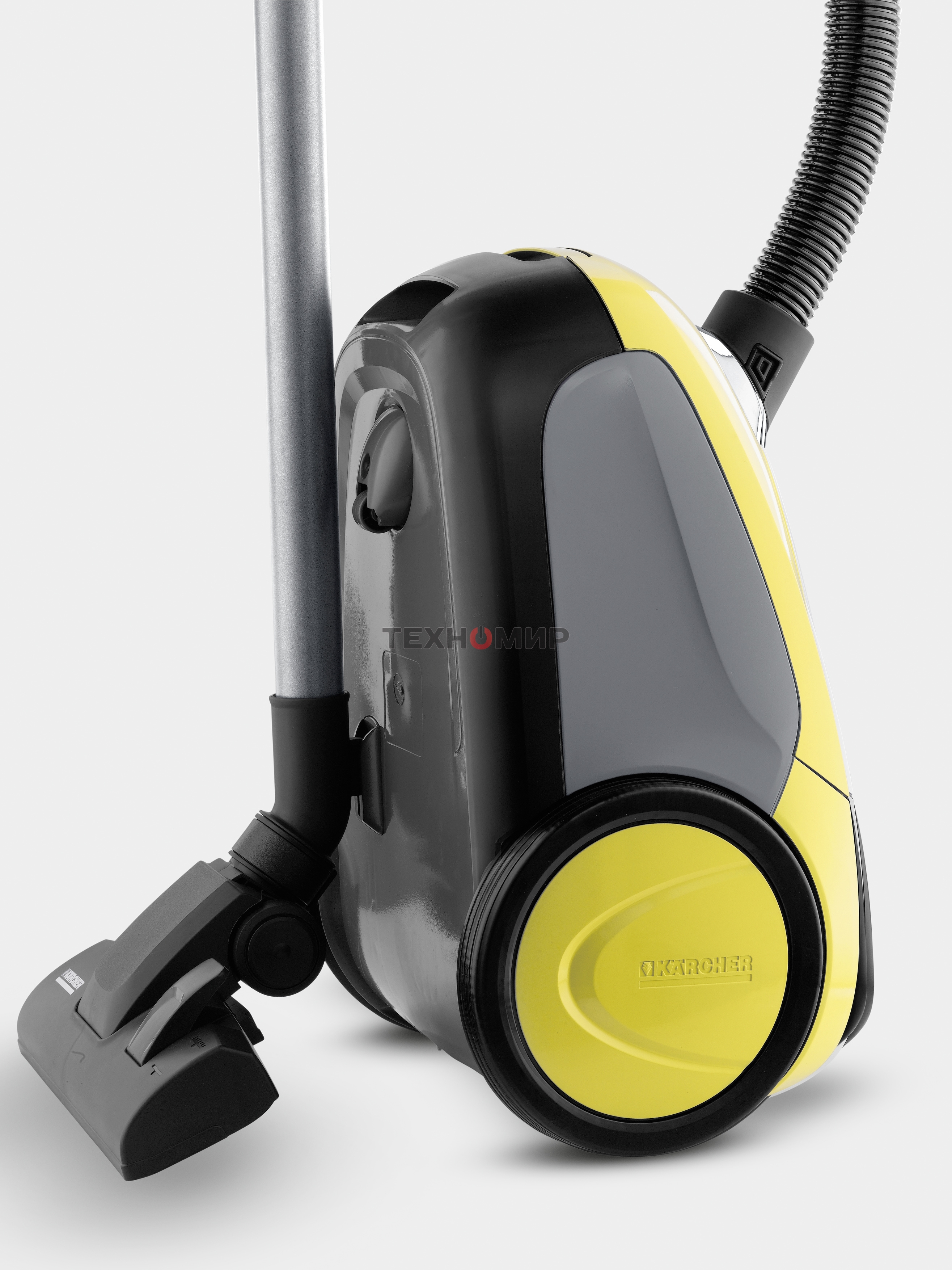 Пылесос Karcher VC2 желтый, 700 Вт, уборка сухая, пылесборник мешок 2,8 л