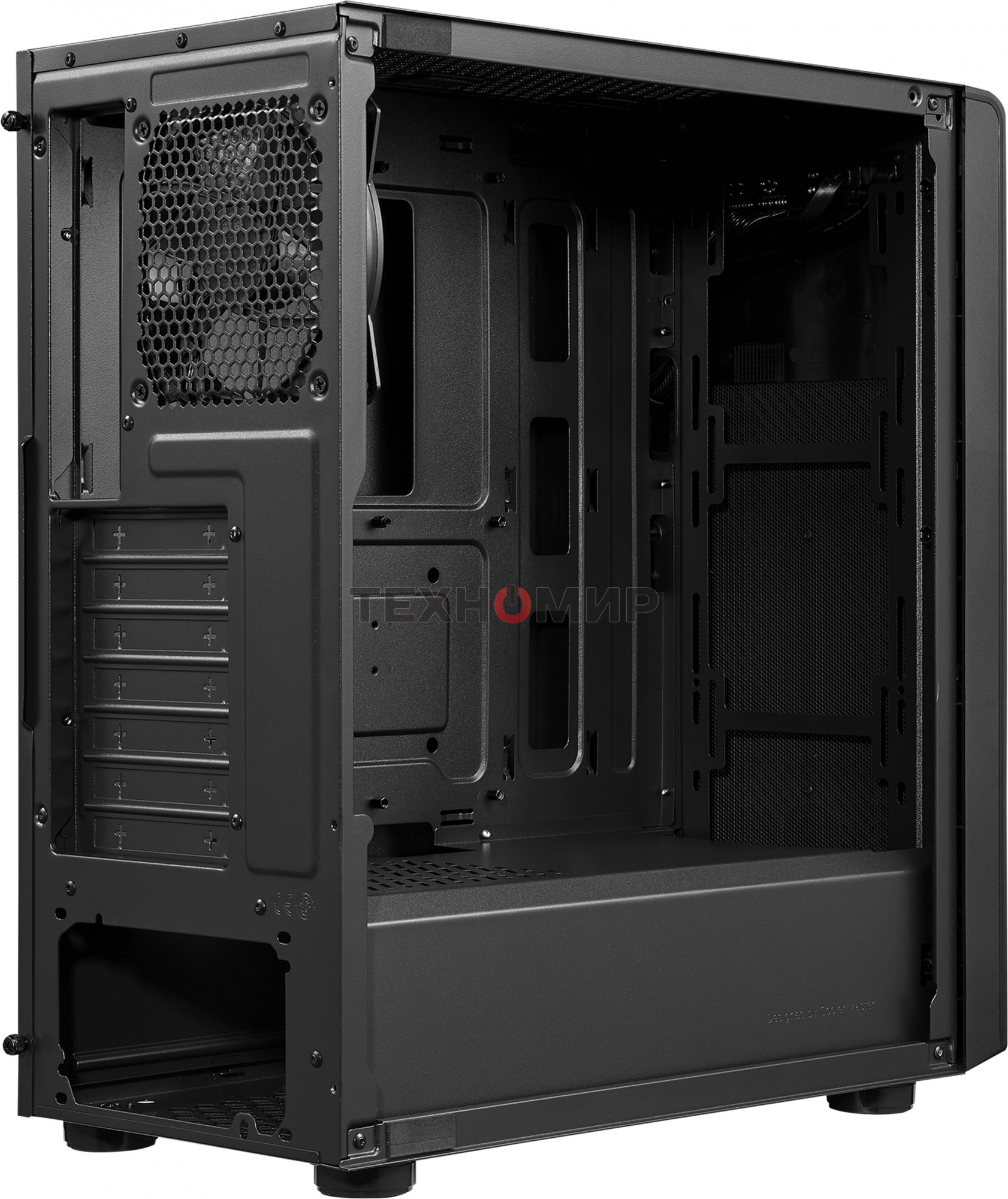 Компьютерный корпус без блока питания Cooler Master Elite 500, 2xUSB3.2, 1x120Fan, w/o PSU, Black, w/o ODD, Window TG left panel, ATX