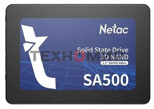 Накопитель SSD Netac SA500, 480Gb, SATA III, 2.5