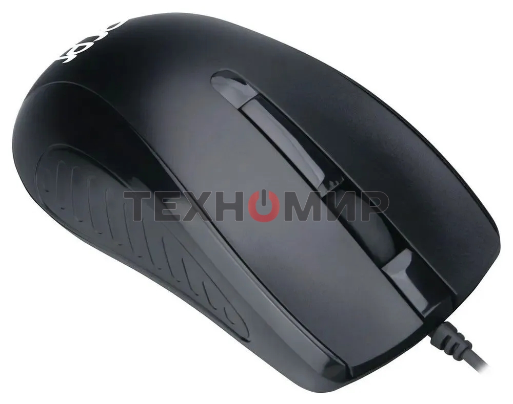 Мышь проводная Acer OMW136 черный, 1200 dpi, USB, кнопки - 3