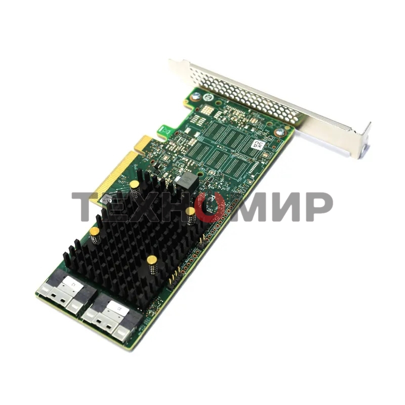 Адаптер SAS 9500-16i SGL (05-50077-02) PCIe v4 x8 LP, Tri-Mode SAS/SATA/NVMe 12G HBA, 16port(4*int SFF8654), 3816 IOC