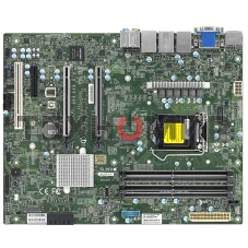 Материнская плата Supermicro MBD-X12SCA-F-B W-1200 CPU, 4 DIMM slots, Intel W480 controller for 4 SATA3 (6 Gbps) ports, RAID 0,1,5,10, 1 PCIe 3.0 x4, 2 PCIe 3.0 x16 slots, bulk