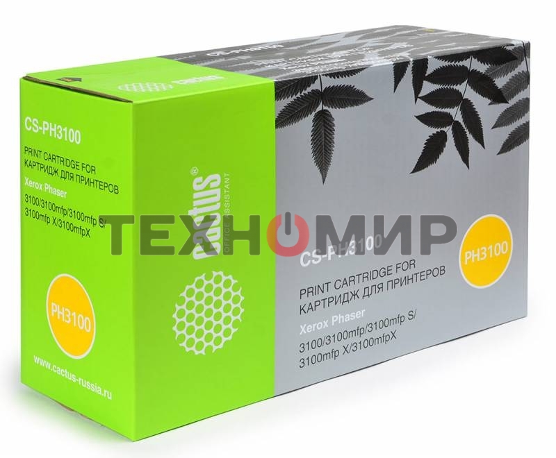 Картридж лазерный Cactus CS-PH3100 (106R01379) черный для Xerox Phaser 3100MFP (4000 стр.)