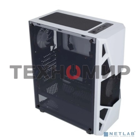 Компьютерный корпус AeroCool/Formula CL-3303W RGb белый без БП ATX 6x120мм 2xUSB 2.0 1xUSB 3.0 audio bott PSU