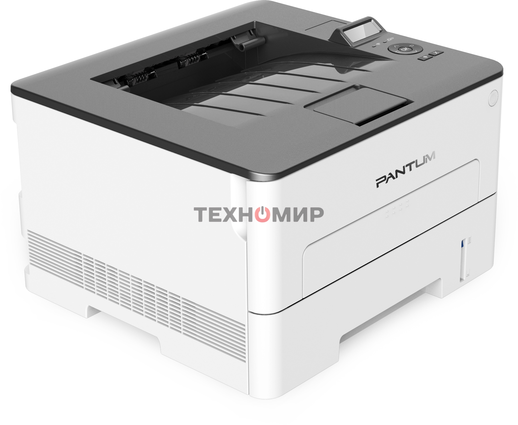 Принтер лазерный Pantum P3010DW, A4, ч/б, печ. до 30 стр/мин., 1200 x 1200 dpi, USB, RJ-45, Wi-Fi, NFC, {проектная модель}