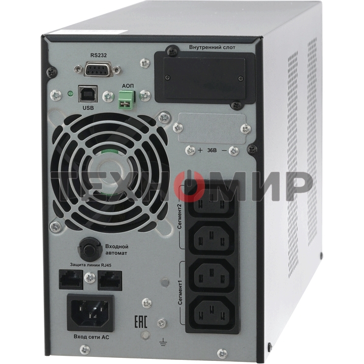 Источник бесперебойного питания двойного преобразования Связь инжиниринг, 1000ВА/1000Вт, напольный, 4xC13, SNMP слот, 2 года гарантия, (АПСМ.435241.020-01)