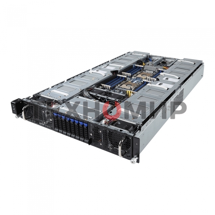 Серверная платформа Gigabyte G291-2G0 HPC Server - 2U 16 x Tesla P4 GPU Server 2 x LGA 3647 DDR4