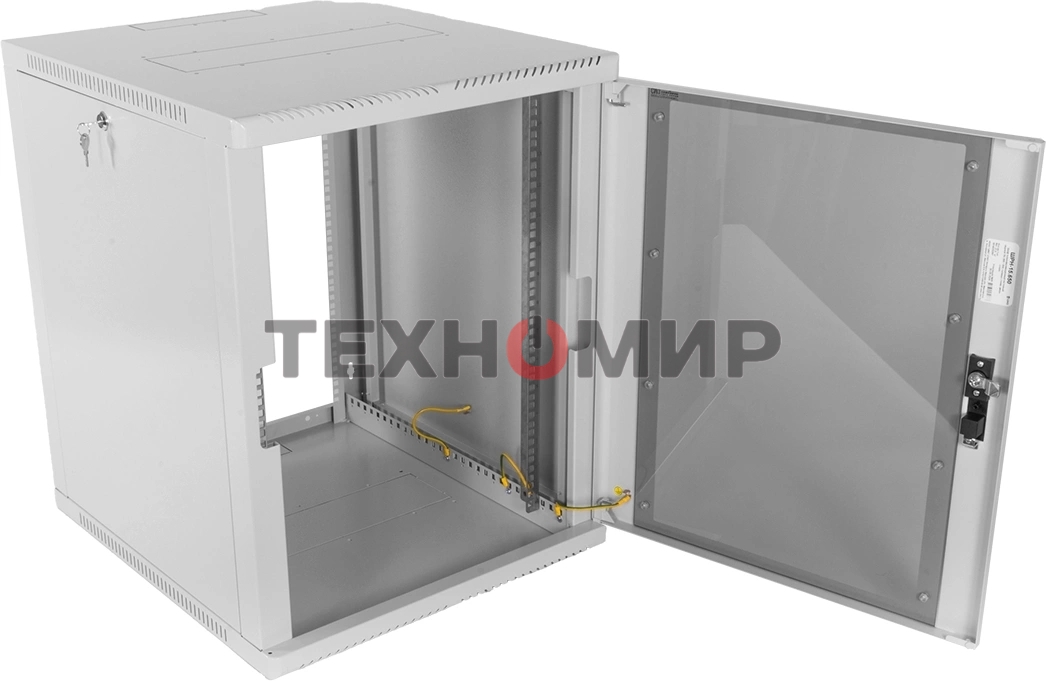 Шкаф ЦМО телекоммуникационный настенный сварной 12U (600 500) съемные стенки, дверь стекло