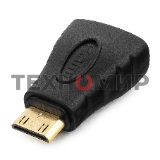 Переходник Gembird Переходник HDMI-miniHDMI 19F/19M, золотые разъемы, пакет