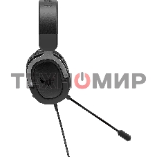 Игровые наушники ASUS TUF Gaming H1 WL черные (2.4 ГГц, 7.1 виртуально, 40мм, неодимовые магниты, 32 Ом, 20~20000 Гц, микрофон, USB-C, PC, Mac, PS4, Nintendo Switch, Xbox One, 90YH0391-B3UA00)