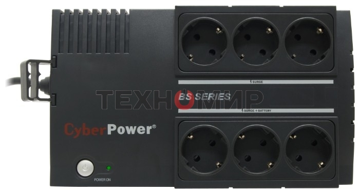 Источник бесперебойного питания CyberPower BS450E черный 450VA