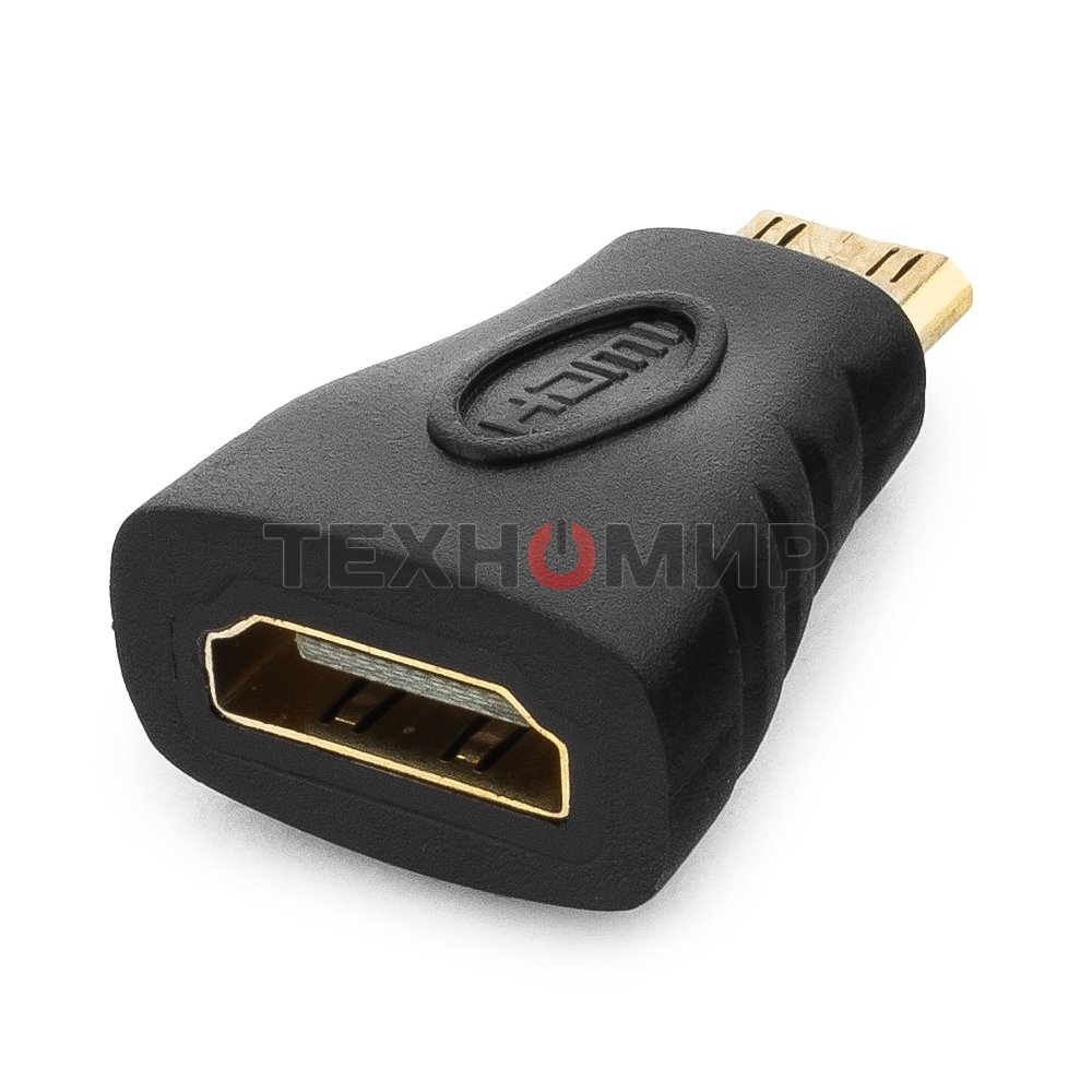 Переходник Gembird Переходник HDMI-miniHDMI 19F/19M, золотые разъемы, пакет