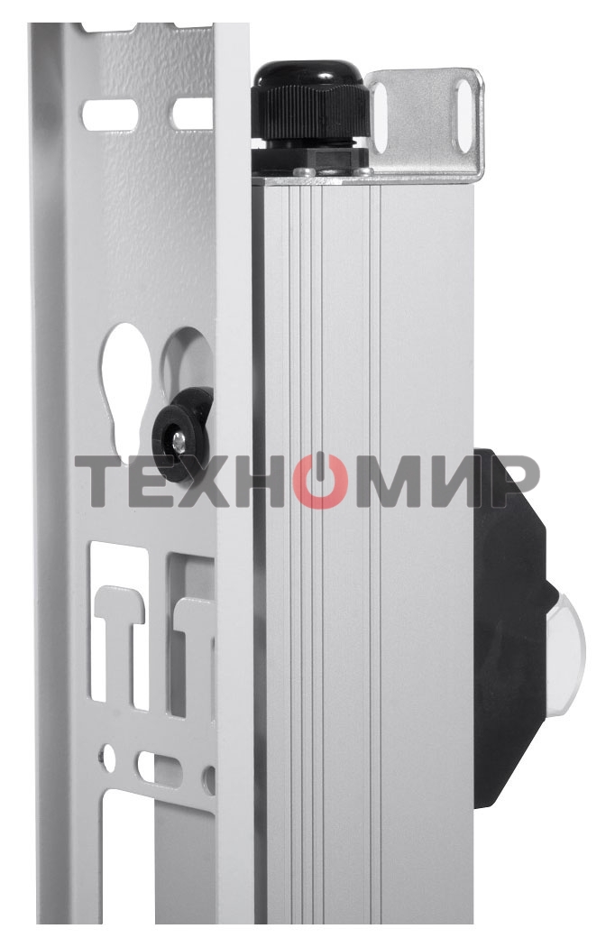 Блок силовых розеток Rem Rem-32, Shuko х 16, IEC 60320 С19 х 8, вход колодка, 1463х45х45 мм (ВхШхГ), 32А, автомат + амперметр, черный, без шнура