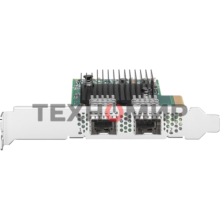Сетевая карта ConnectX-4 Lx EN network interface card, 25GbE dual-port SFP28, PCIe3.0 x8, tall bracket, SR-IOV, TCP/UDP, MPLS, VxLAN, NVGRE, GENEVE, iSER, NFS RDMA, SMB Direct, ROHS R6