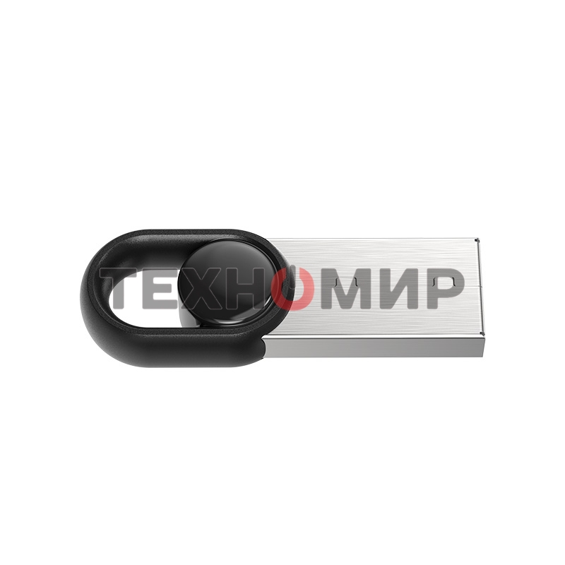 Флешка USB Netac UM2 (NT03UM2N-032G-20BK), 32Gb, USB 2.0, R/W 100/40, серебристый/черный