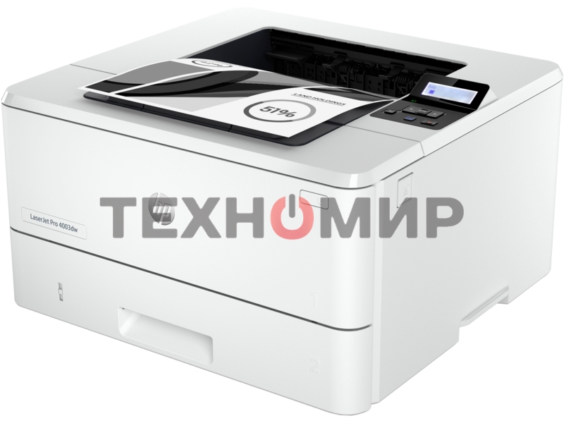 Принтер лазерный HP LaserJet Pro M4003dw (2Z610A), A4, ч/б, до 40 стр/мин., 1200 x 1200 dpi, USB, RJ-45, Wi-Fi, Air Print, Mopria