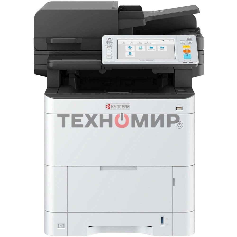 МФУ лазерное Kyocera ECOSYS MA3500cifx (1102Z33NL0), A4, цветной, печ. до 35 стр/мин., скан. до 60 стр/мин. (ч/б) 40 стр/мин. (цвет), 1200 x 1200 dpi (печать) 600x600dpi (скан.), USB, RJ-45, Air Print, Mopria
