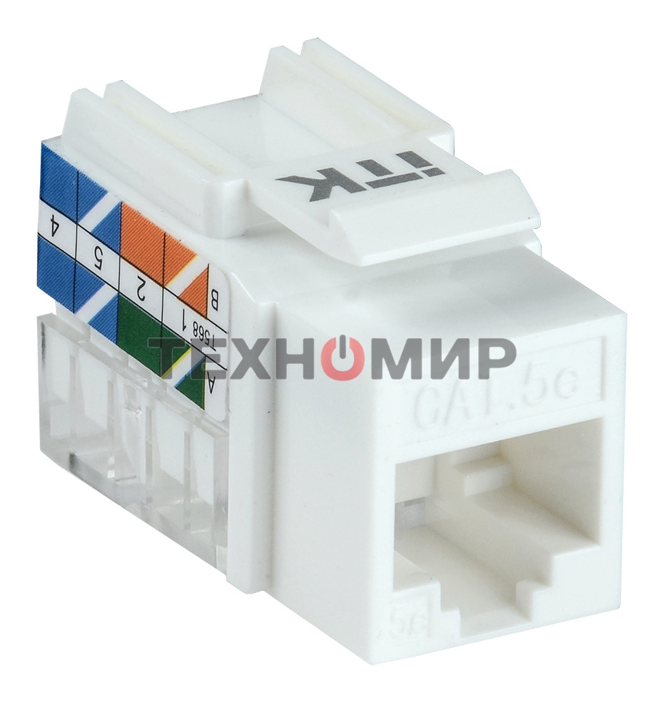 Модуль Keystone Jack кат. 5E UTP 110 IDC 90 град. CS1-1C5EU-11 ITK