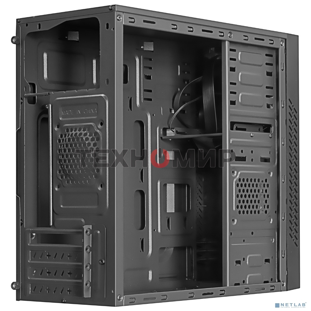 Компьютерный корпус Ginzzu D350 2хUSB 2.0,AU RGb w/o PSU