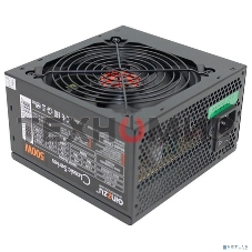 Блок питания Ginzzu CB500 12CM черный,24+4p,PCI-E, 4*SATA, 3*IDE,оплетка MB, кабель питания