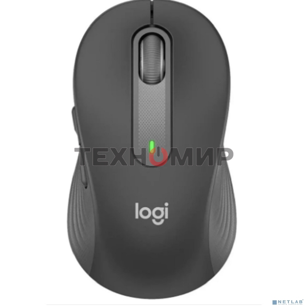 Мышь беспроводная Logitech M650 графитовый, 4000 dpi, радиоканал, Bluetooth, USB, кнопки - 5