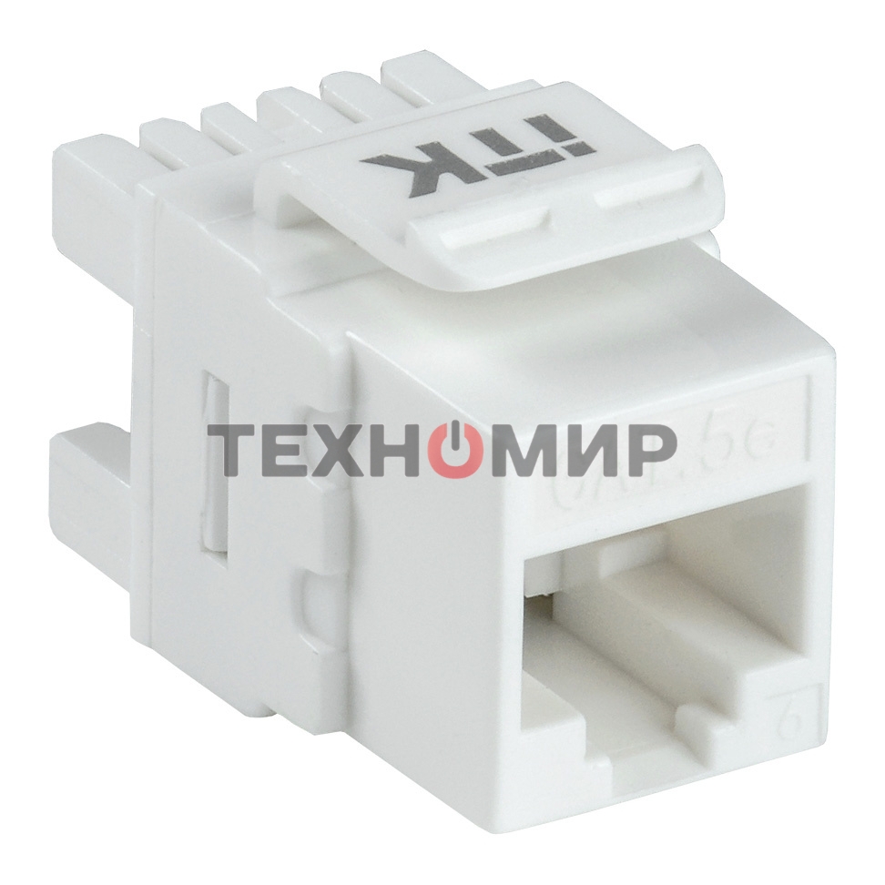 Модуль Keystone Jack кат. 5E UTP 110 IDC 180 град. CS1-1C5EU-12 ITK