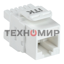 Модуль Keystone Jack кат. 5E UTP 110 IDC 180 град. CS1-1C5EU-12 ITK