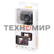 Экшн-камера Digma DiCam 520 серый