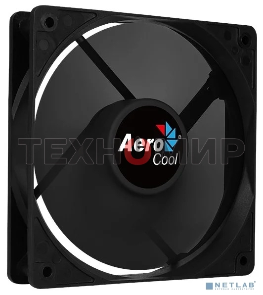 Вентилятор для корпуса Aerocool/Formula Force 12 PWM черный, 120 мм, 1500 об/мин, 27.5 дБ, 4 pin